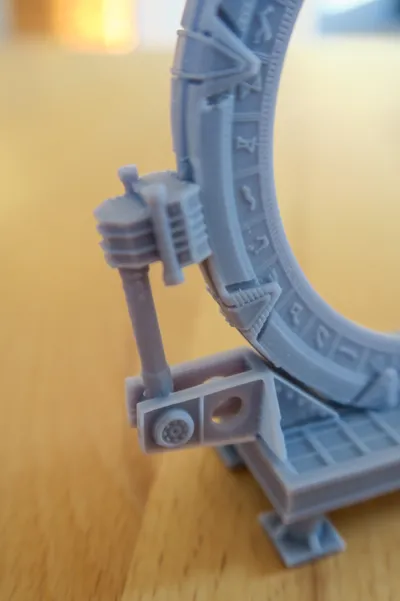 Side-view of the 3D Printed Model